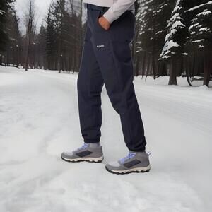 NWT Columbia Women's Wintertrainer Woven Black Pant AL5562-100 Size S $90